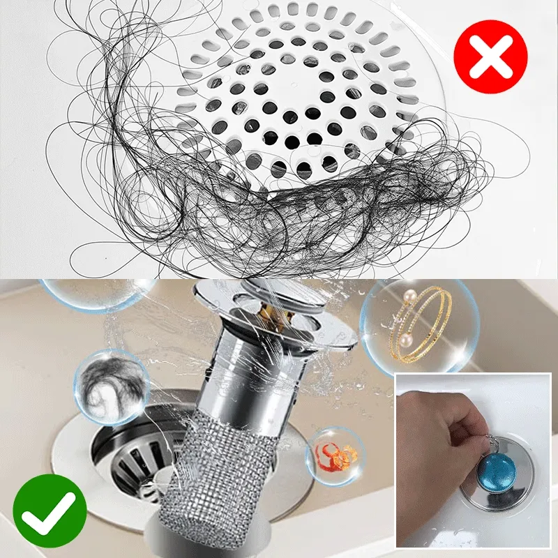 Filtre anti-cheveux pour drain
