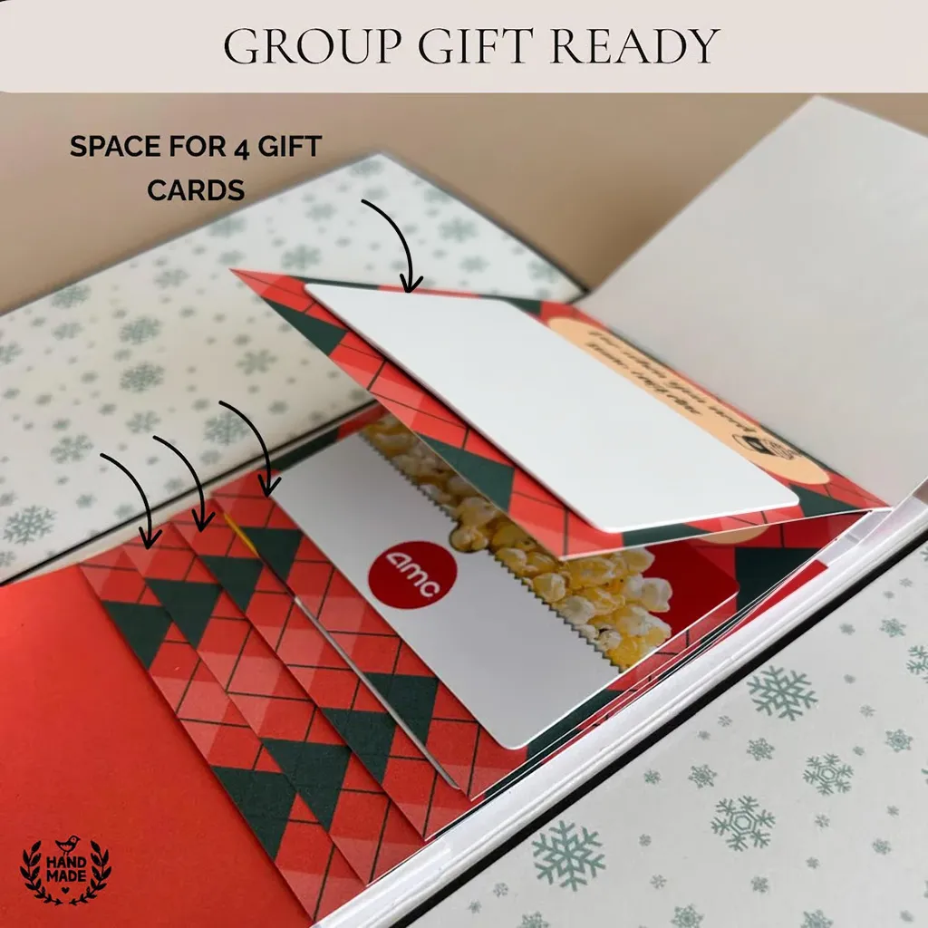 4 built-in gift card slots