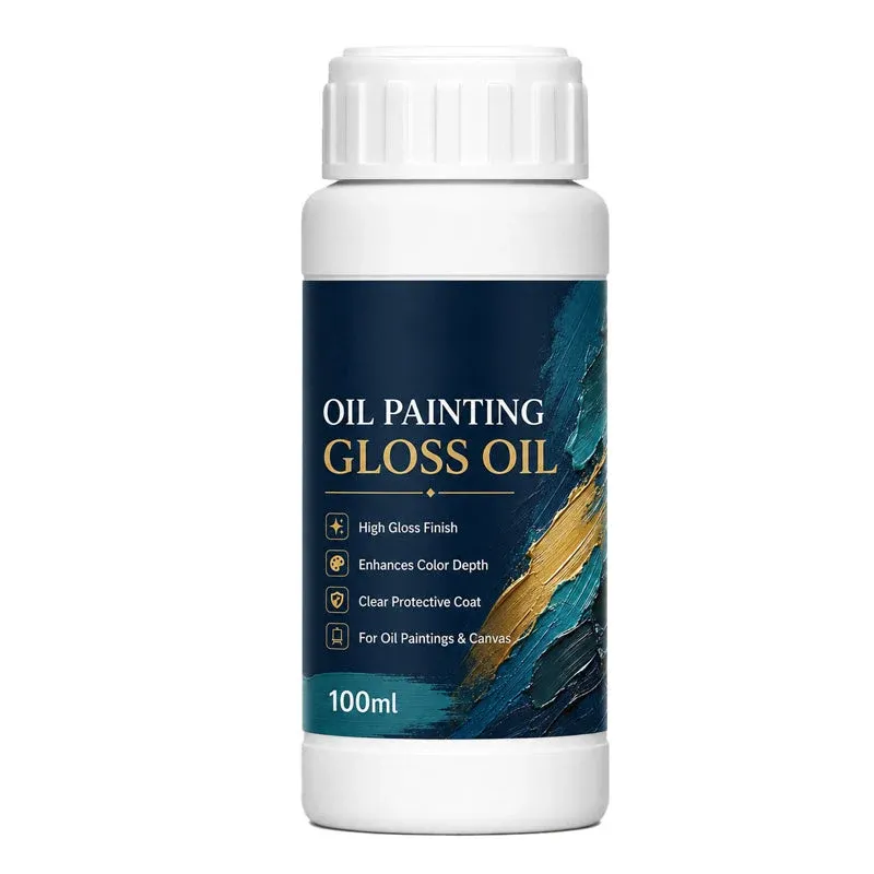 LIMITED TIME 50% OFF! Gloss Boost Painting Varnish – Professional High-Gloss Finish, Intensifies Color Depth & Protects Artwork - 100ml+Brush / Buy 1 Get 1 Free (2PCS)